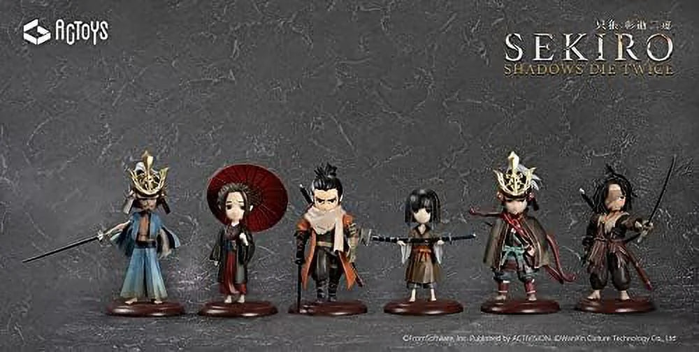 Twice Fullset ACTOYS Q Shadows 4.3 inch 6PC Sekiro Die Figure Version