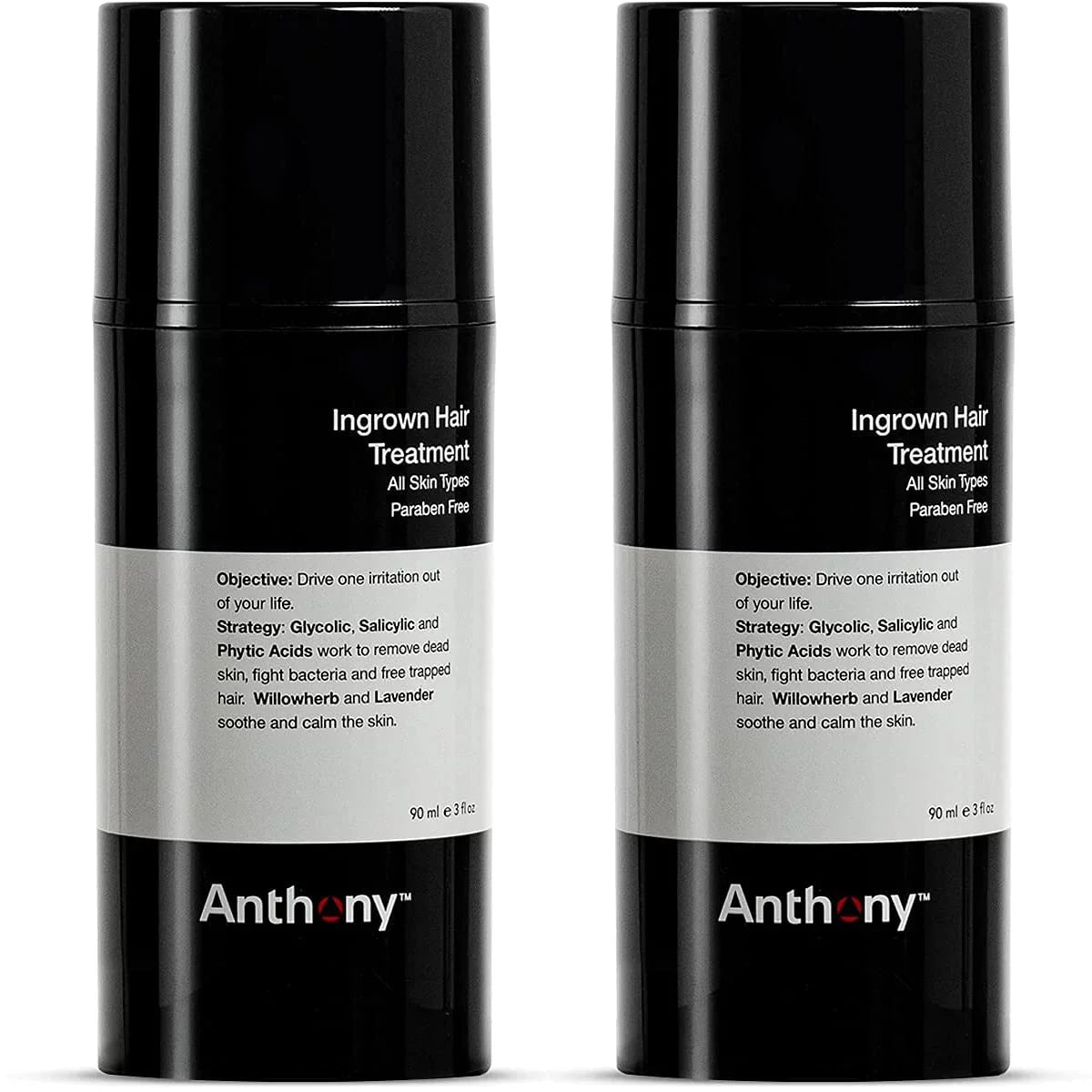 Razor Scar and 3 of Redness – Fl. Solution Calm Hair Removal Anthony Treatment to Bump Gel (Pack Eliminator, Men – for 2) Burn Down Oz Ingrown –