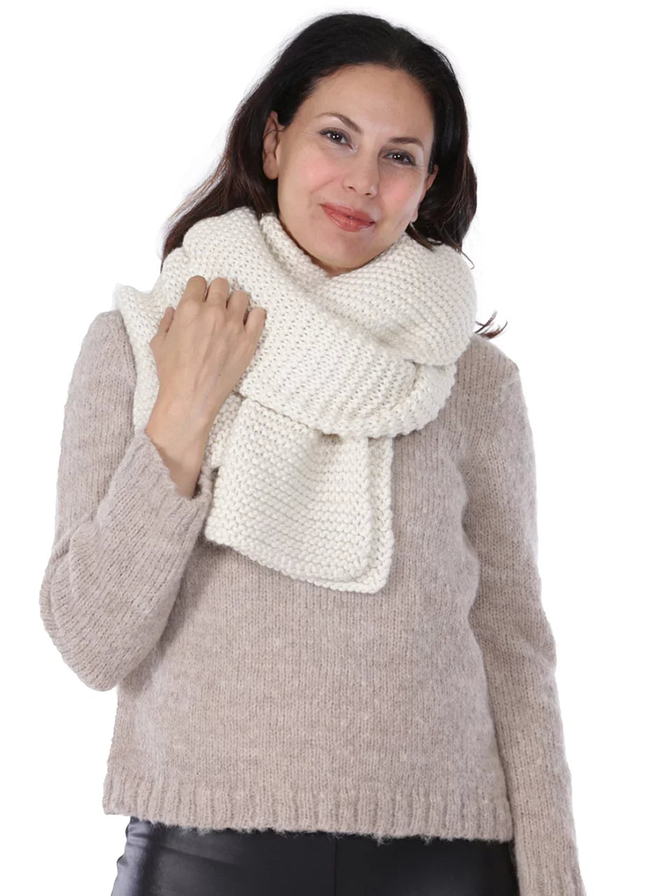 Fashions Olsen Inca Dye Scarf Free Hand Luxury Alpaca - - Knit