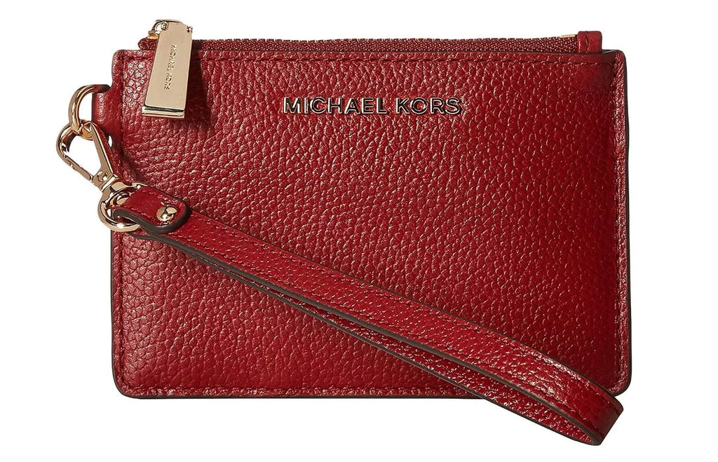 Coin Red Purse MICHAEL Leather KORS