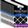 Furnace Odor Pure Carbon 12x24x2 Pleated 12 Reduction Filters Pack 8 Merv