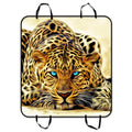 For Car Car With Cars Trucks Mat Seat Seat Leopard GCKG Hammock and Animal Effect Blue Eyes Pet Special Cover Wild SUV Mat Dog Authentical Mat inches Trunk Cargo Print 54x60