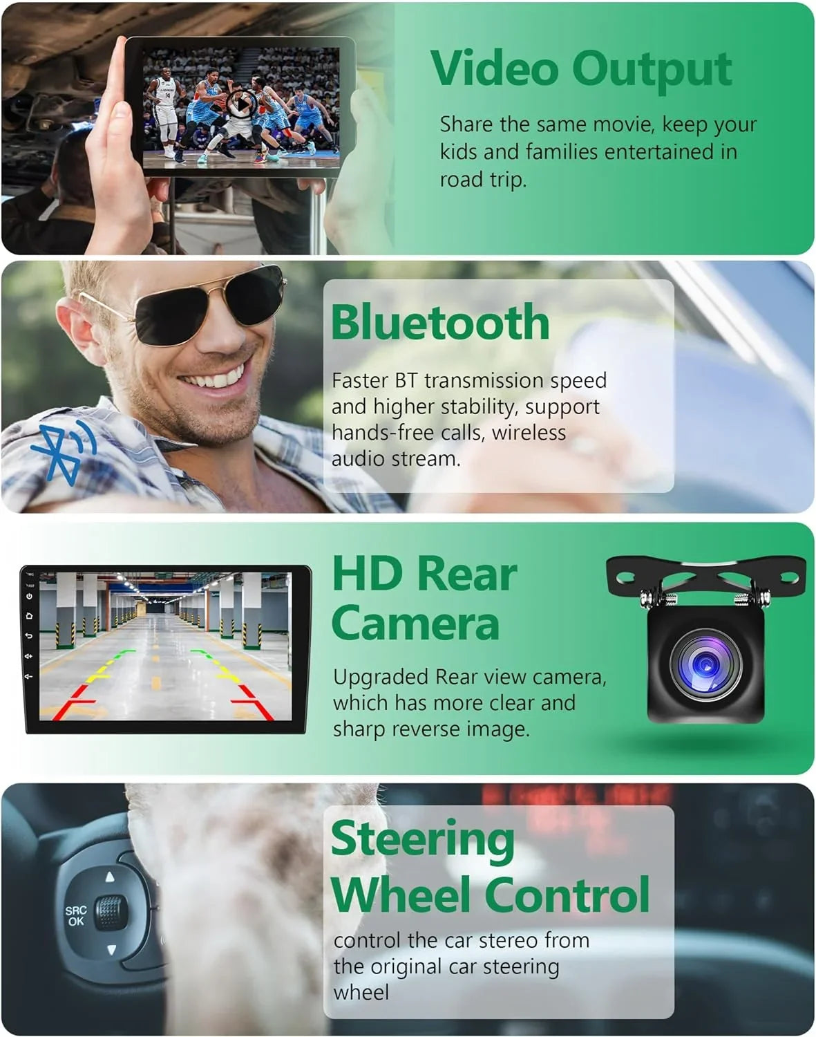 Auto, 2010 2011 Carplay with Camera,GPS Corolla Android THONZER 2009 Toyota Navigation,Bluetooth,SWC,WiFi,FM/RDS Car with Wireless Touch 2G+32G 2013 Screen Car Android Backup Radio 9” for 2012 Stereo