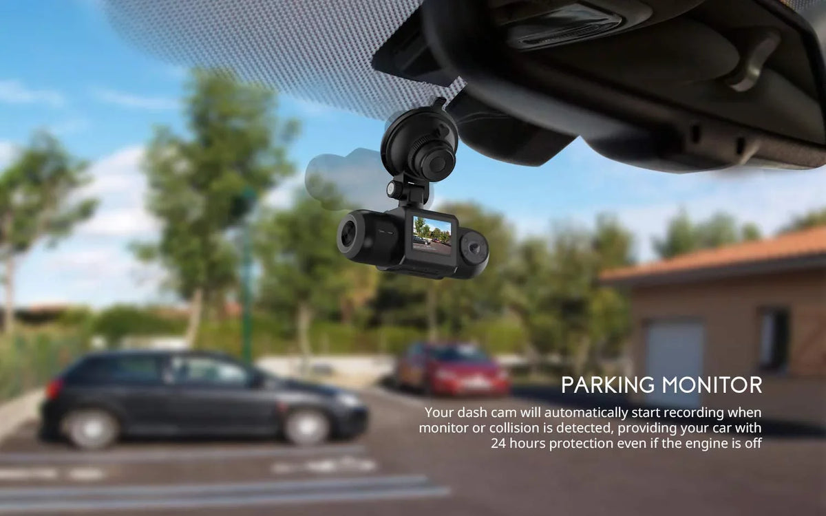 4 1080P Recording Dual Supercapacitor, Infrared Car Recorder (D30) GPS Camera Vision, Cam, and Sony Front Wi-Fi Inside Night Dash Loop Parking LEDsG-Sensor, Built-in Uber with Sensor, Mode, FHD IR