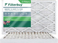 HVAC Filters MERV Air Pleated (2-Pack) 12x24x2 Furnace 13 Filterbuy AC