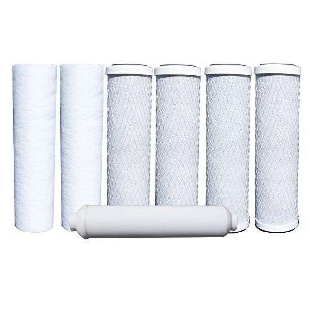 Sediment, Filter 10 pack Carbon inch Universal Block, 7 Inline