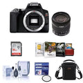 Card, Camera f/4-5.6 58mm Rebel EF-S Software IS Filter, MAC Lens, EOS 18-55mm Bundle DSLR SL3 STM with 32GB Package SDHC UV Camera - Cleaning with Kit, Case,