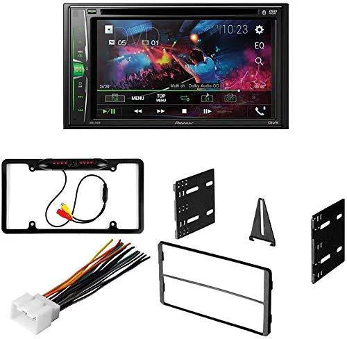 AM/FM Bluetooth/Backup Explorer DIN for Media Ford 6.2" 2 KIT4746 with 1998-2001 Camera/Installation Car Double Bundle DVD/CD W/ Door Kit/in-Dash Pioneer Receiver Stereo Digital Touchscreen AVH-241EX