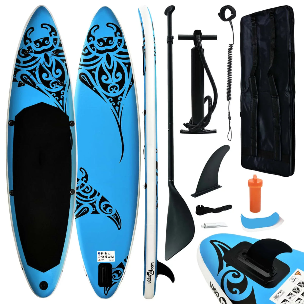 Blue Paddleboard Set 120.1"x29.9"x5.9" Inflatable