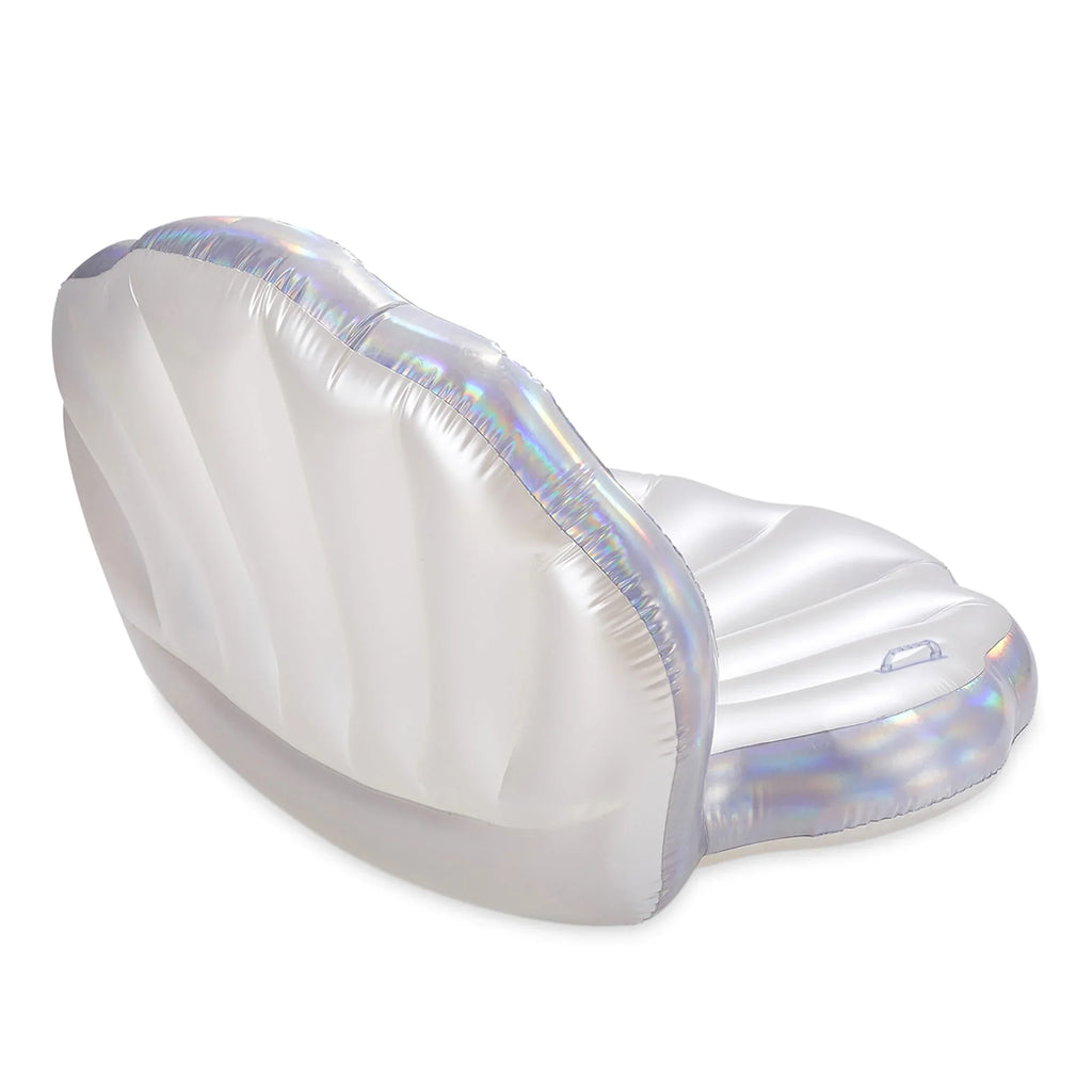 Water & & Pool Pearl Toy, Capacity - 58.5x55x40", Pearlized Water Lounge Funsicle: Float, 220 Inflatable lb Design, Holographic Princess