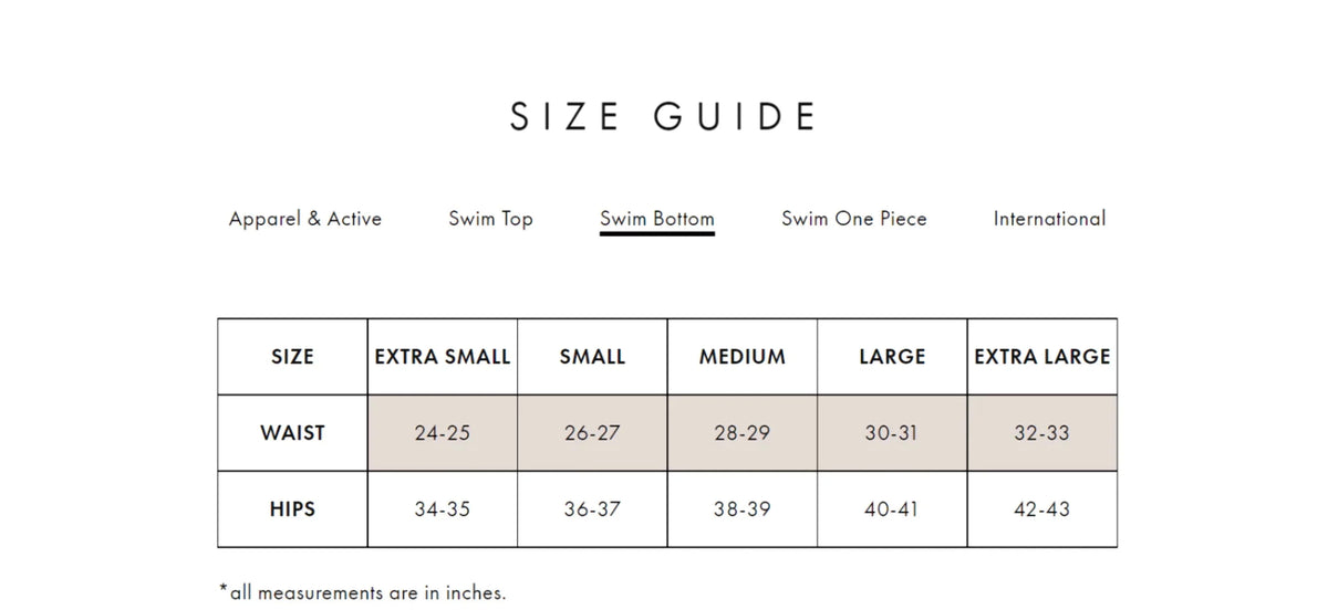 Bottom Waist Womens Space Bitsy Cuty High Swim L Separates