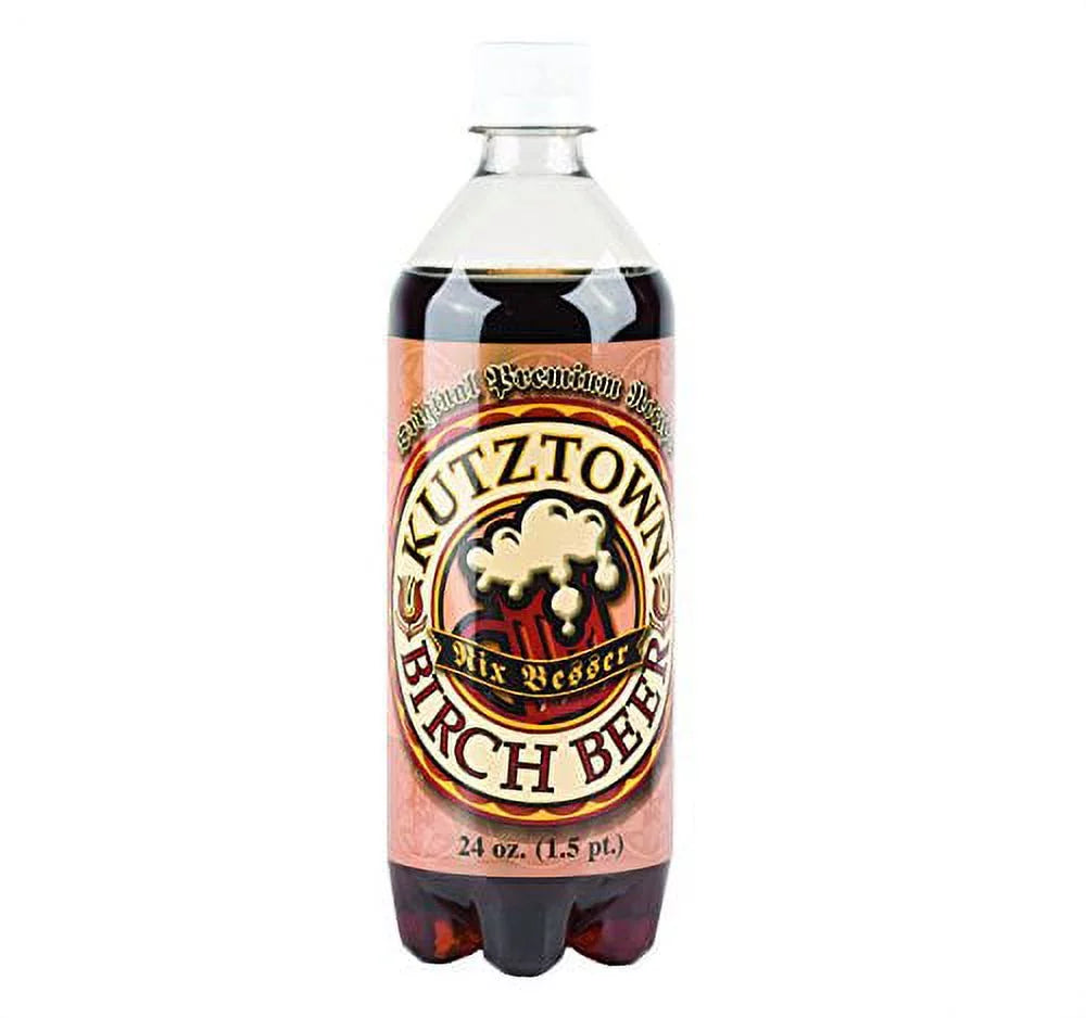 PA Dutch Style, Pack 12 Kutztown "Nix Birch of Oz. 24 Beer, Besser" AmishTastes