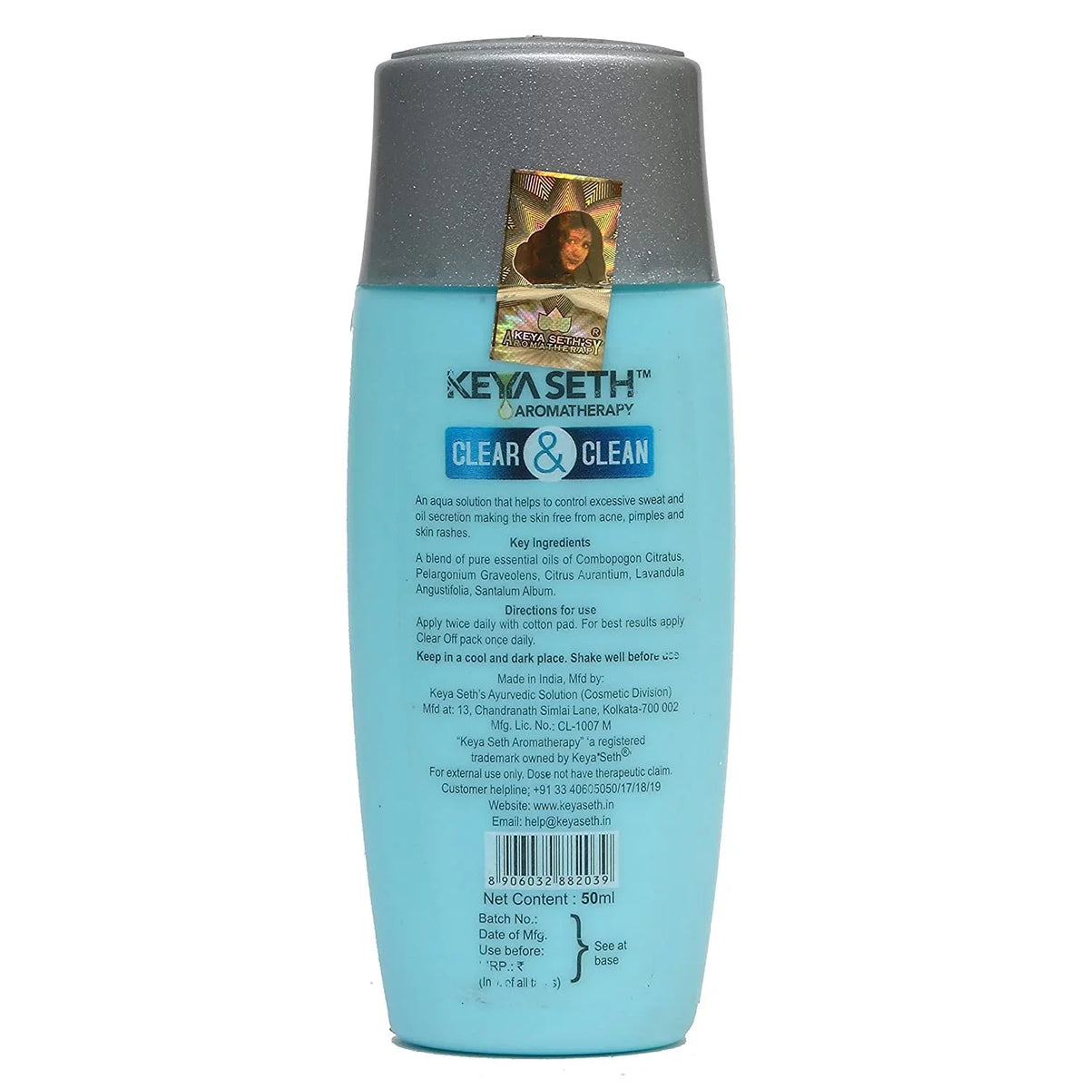 and Keya Acne for Pimple, Aqua (50ml) Solution Seth and Clean Aromatherapy Clear