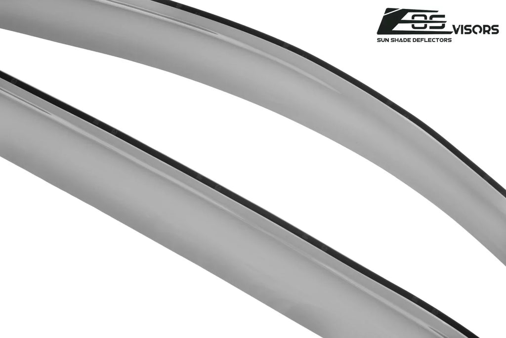 Store Deflectors Chevrolet | IN-CHANNEL ALL TINTED Side Fits 2014-2018 Visors Extreme SMOKE Silverado Online Window Guards Crew 1500 Style Models Vents EOS Rain Cab