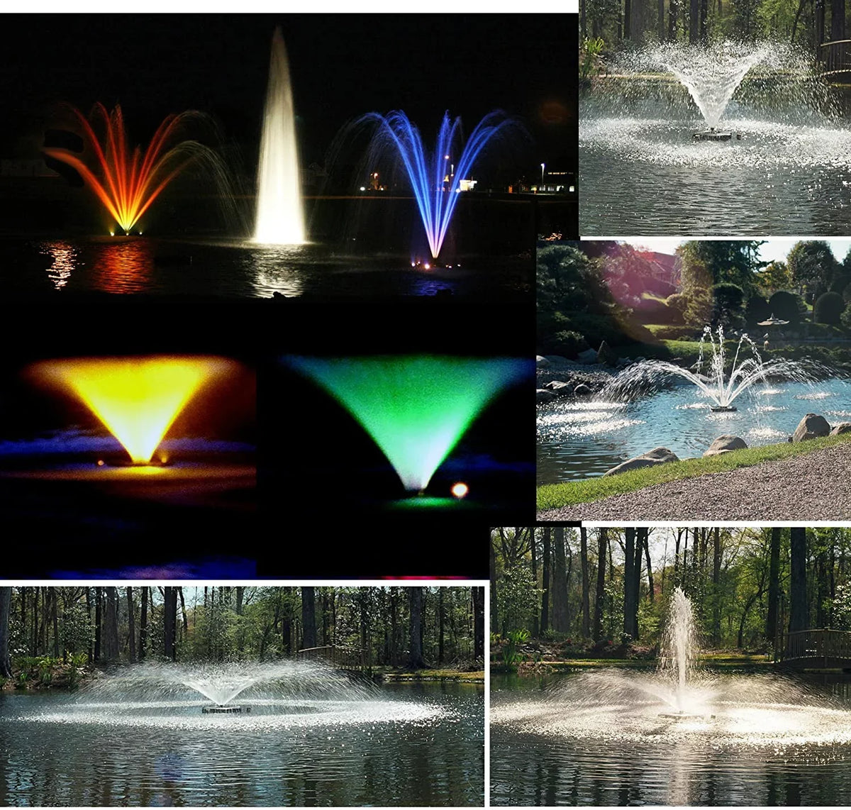 50 1hp Decorative Light Fountain, foot cord, Kit volt LED3C11-050 with 120