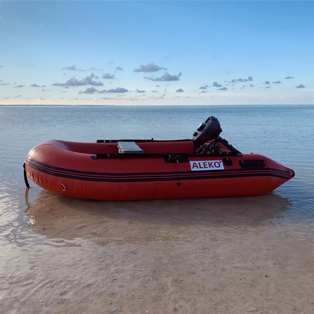 '- Boat ALEKO Red 10.5 with Floor Inflatable Ft - Air Deck