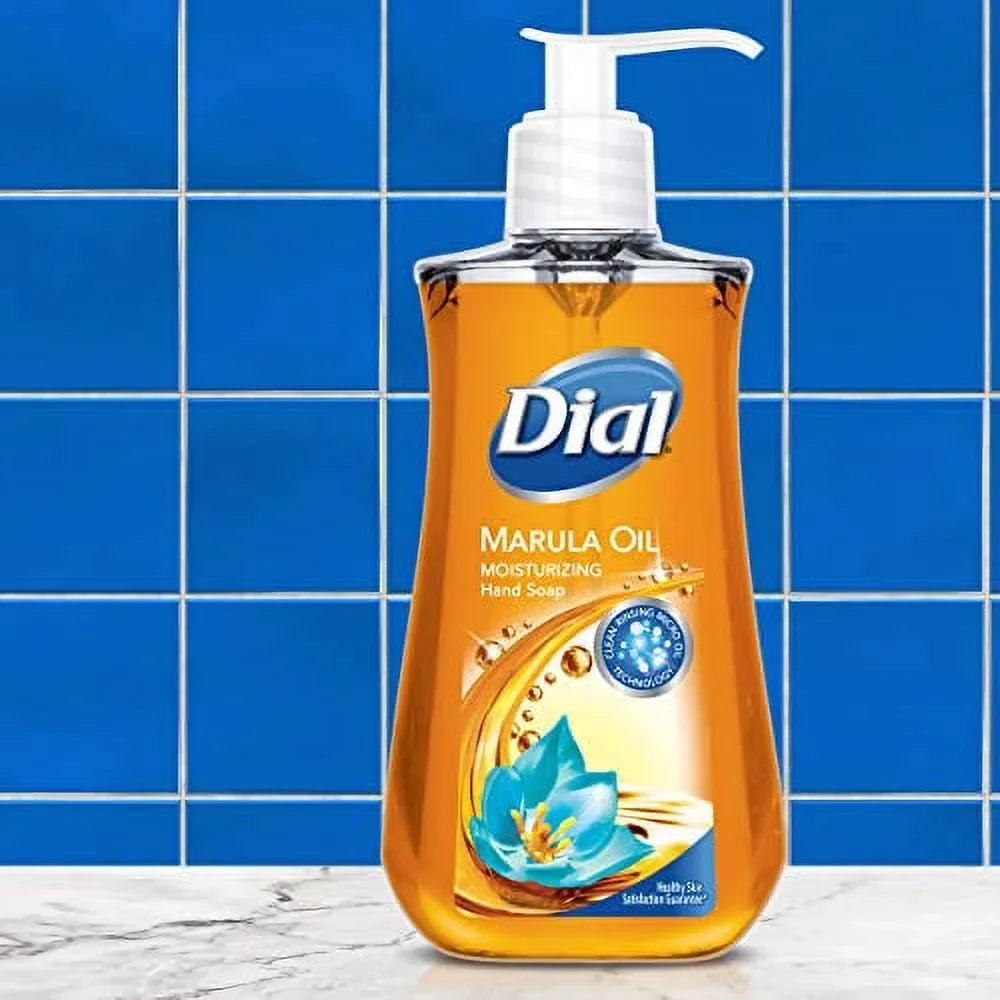 dial fluid 7.5 marula 4 ounce, oil, liquid hand soap, pack of