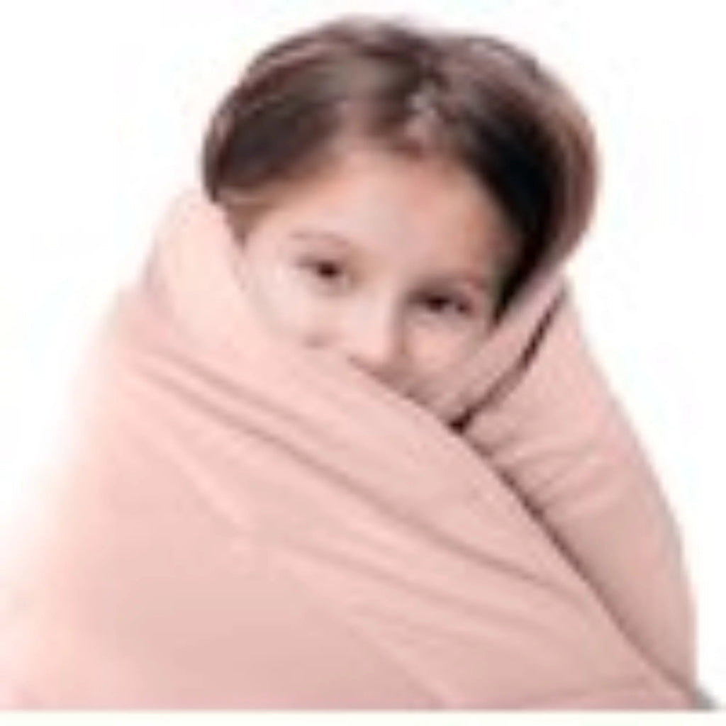 Luna for 10 lbs, Pink Twin Kids, (41" Blanket Weighted x Cotton 60"),