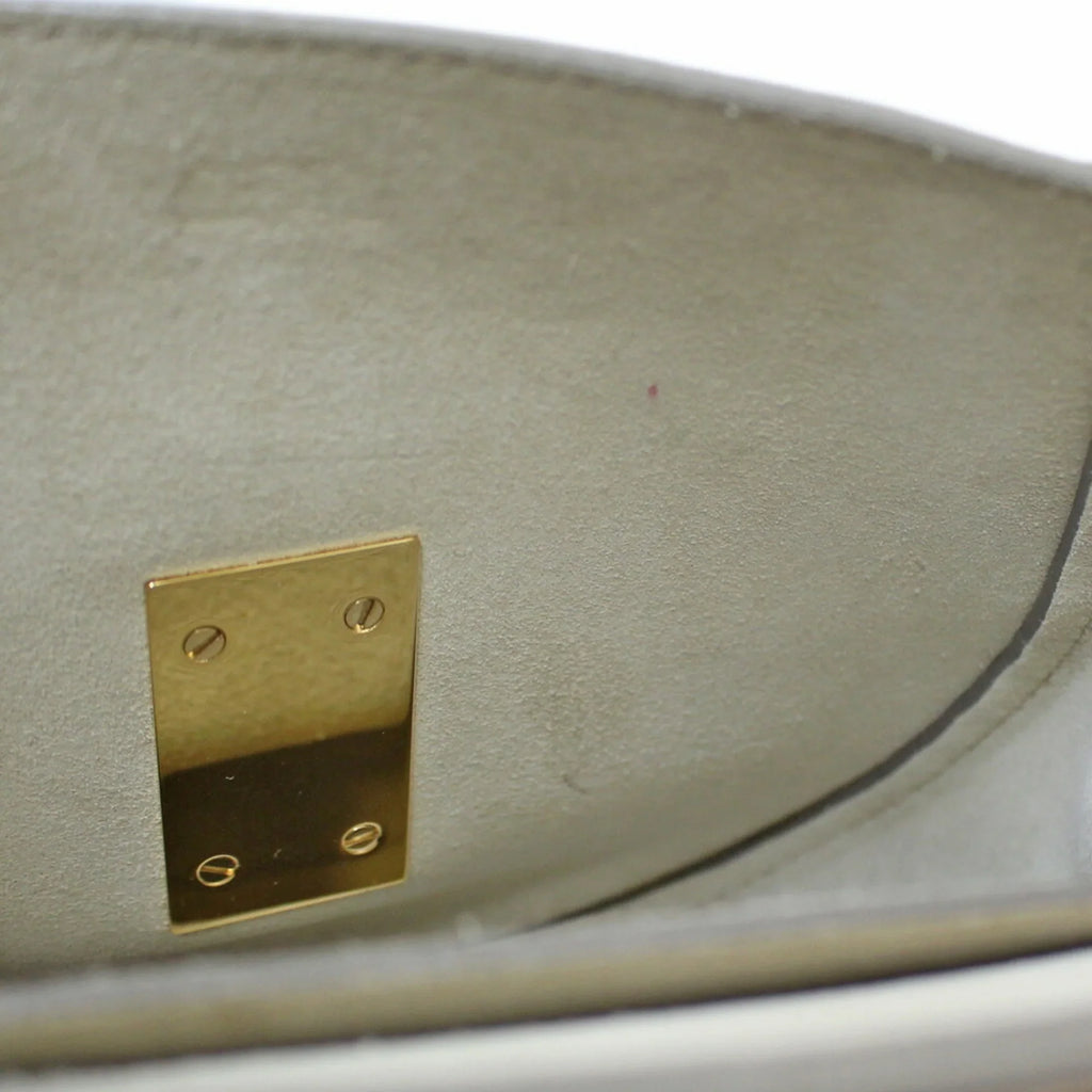 BRB01000000002558 Chain Leather Pre-Owned (Fair) Bag Beige Chloe Shoulder Chloé Ladies