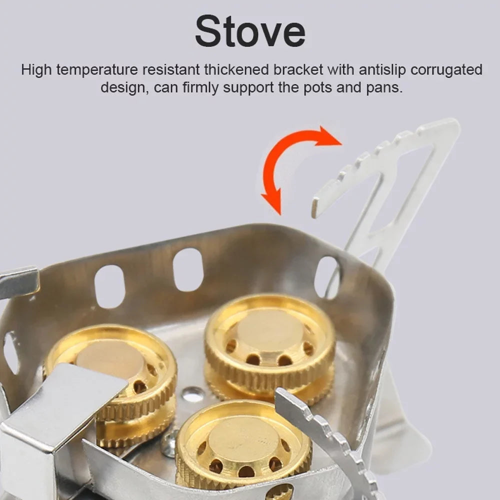 High Hiking Backpacking Camping Gases, for Picnic Stove, Cooking Windproof Tomshoo 6800W Valve Adjustable