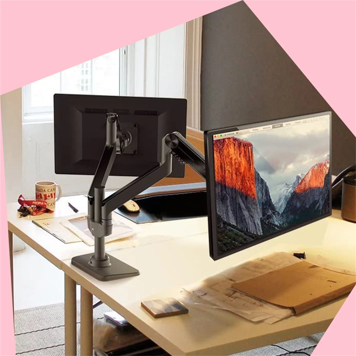 Dual Premium Monitor Stand