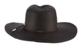 Suede Safari with Faux . One TSCLP249-BLK Trim- Braid Size Scala Hat