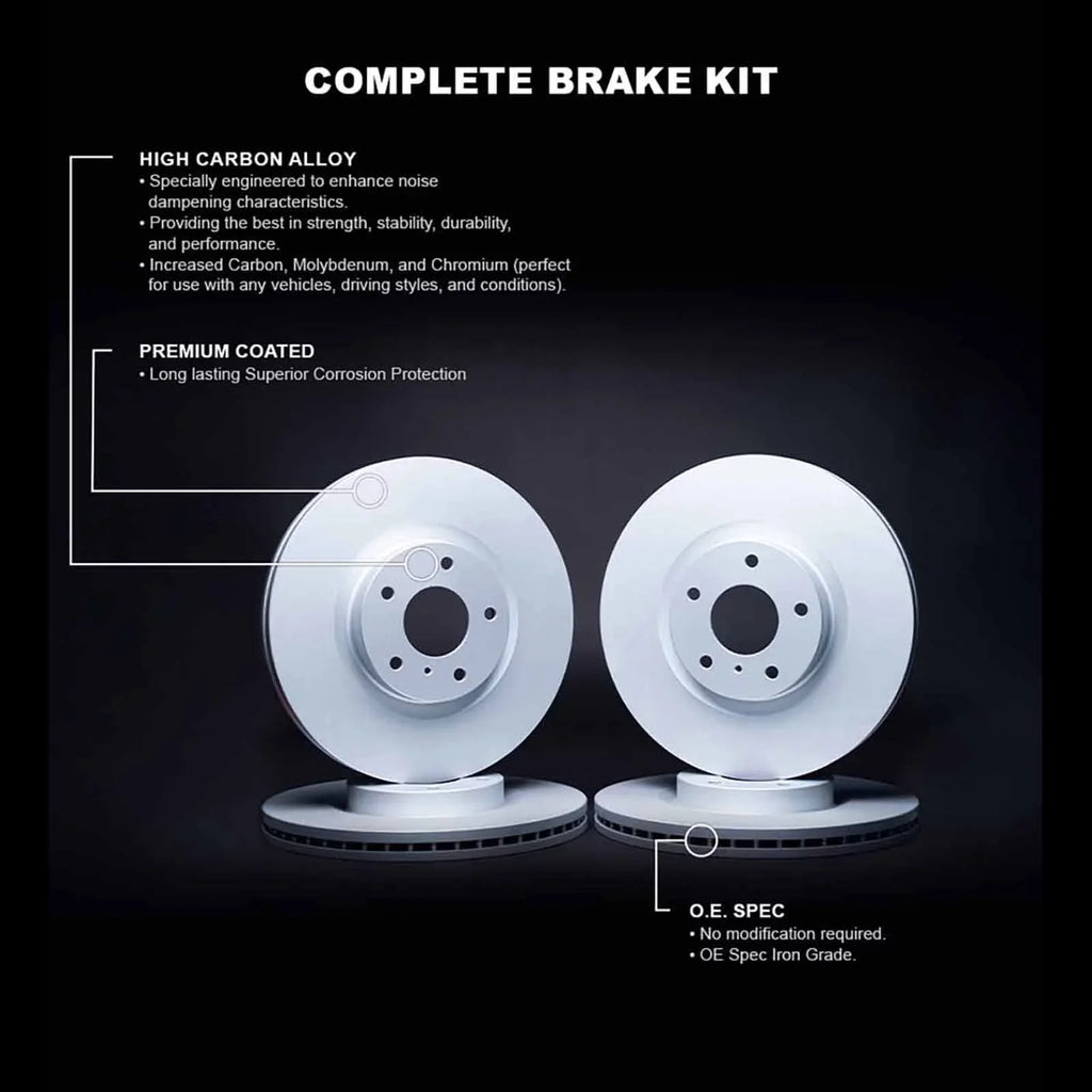 KONA Brake Concepts Rotor R1 select: HYUNDAI 2022 Coated Fits KIA R1 Wdpn2 2019-2022 03055 Carbon NIRO, Concepts