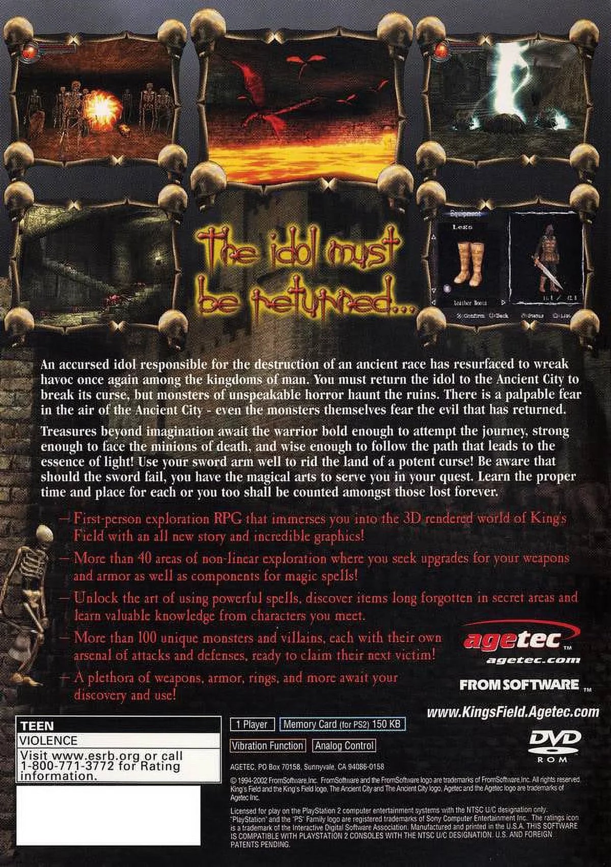 The PlayStation - Ancient City 2 King's Field: