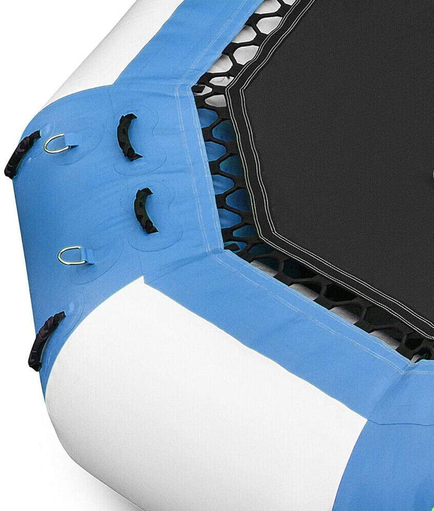 Platform Jump Miumaeov Trampoline Inflatable Swimming Ring 880lb Jump Floated 400kg/ Bouncer Beach 17Ft Pool Water Float