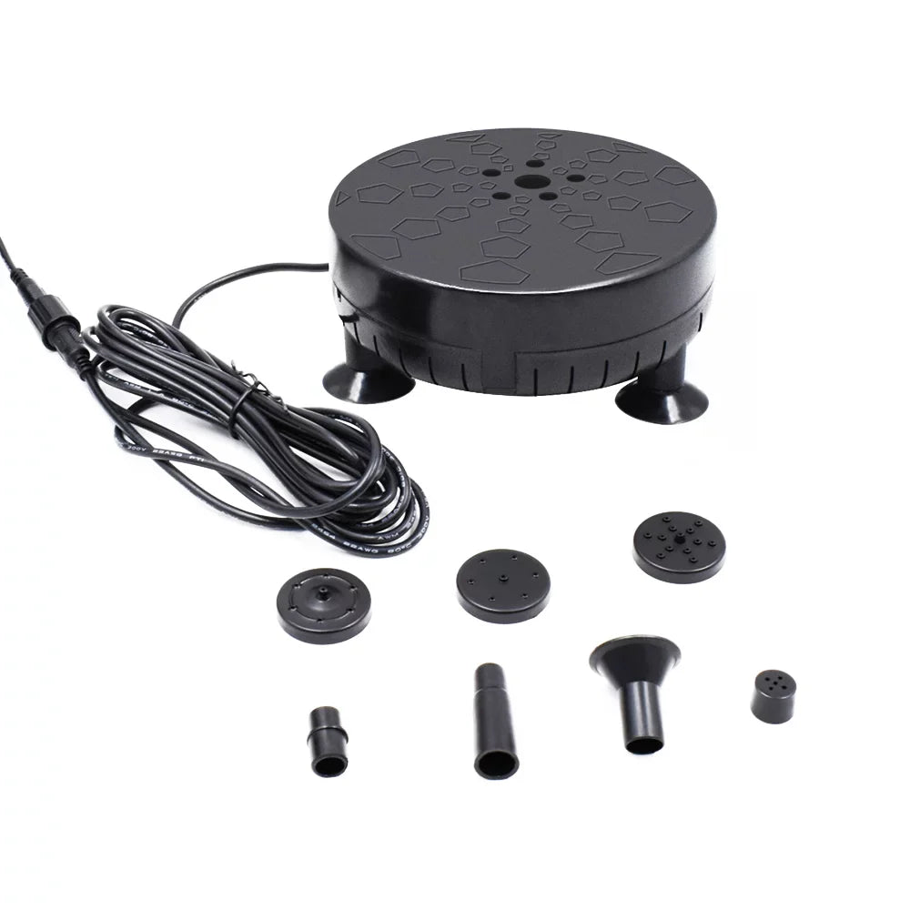 Garden Built 6V Powered Yabuy Pond Pond Solar Patio for with LED in 3.5W Pump Submersible Battery Pool Water Fountain Brushless