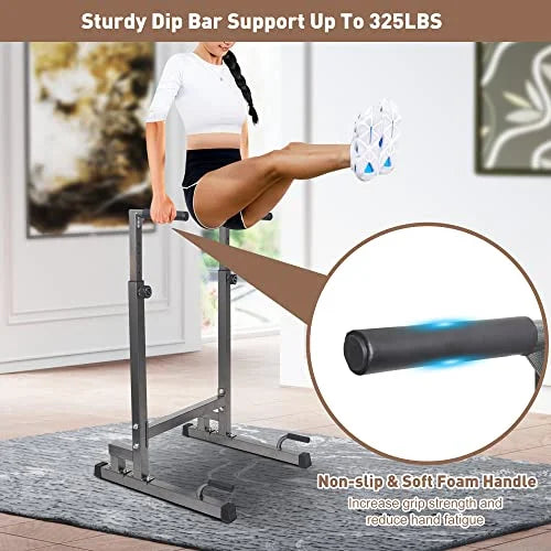 Bar, Power For Up Multi-Function Tree Home Dip Lucky Gym Tower Adjustable Dip Calisthenics Station, Pull Equipment