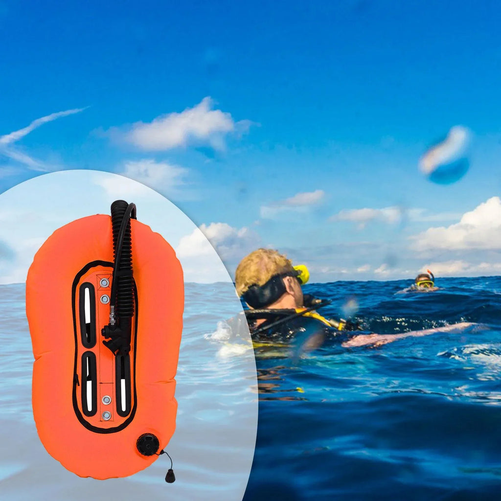 Wing Snorkeling Diving Scuba Tank yotijar BCD Freediving Donut Diving Single for Set Orange