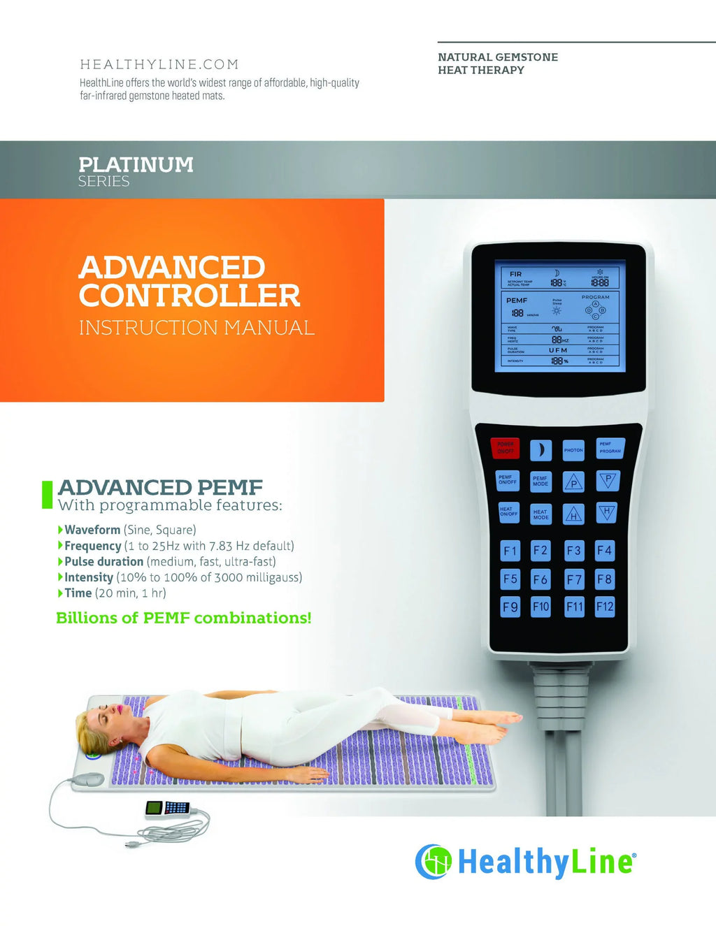 Firm Far Infrared Pro PEMF Short Platinum Full Photon 6024 Mat, Pad, Advanced InfraMat HealthyLine