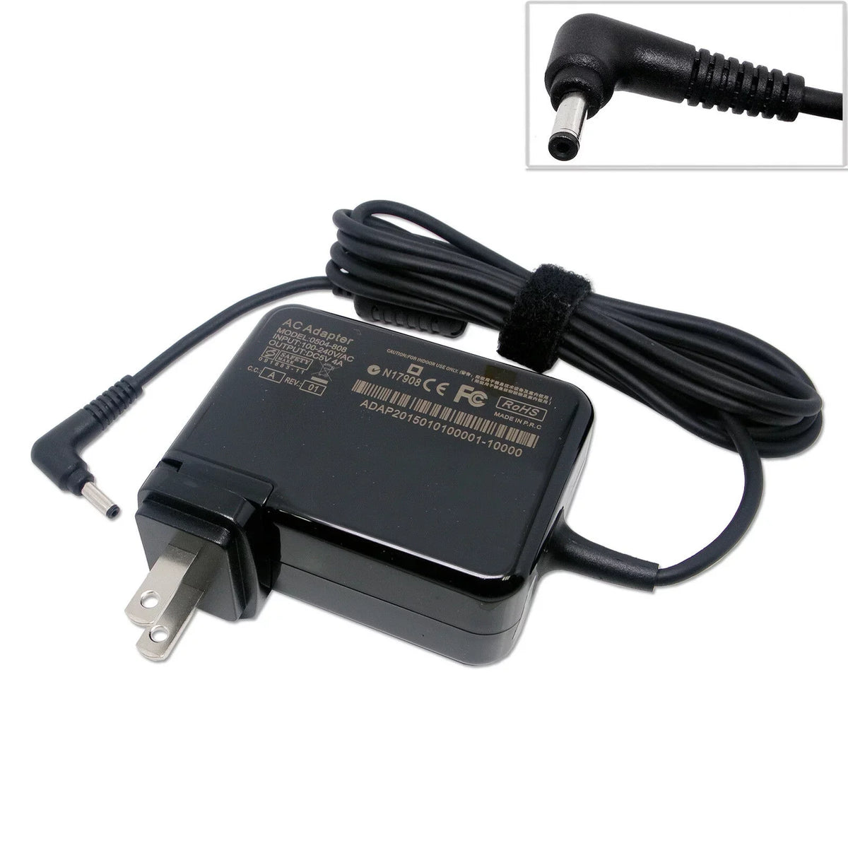 100S 4A For 5V Lenovo AC 80R200BWUS, Charger 11.6" 80R2001FUS Adapter Ideapad