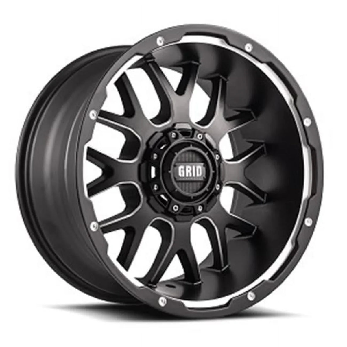 GD04A in. 18 x 4A18090CIN Wheels Wheel Insert Grid Chrome 9