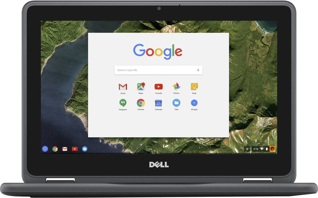 2-in-1 4GB RAM, Dell Celeron, 3180 11 Chromebook 16GB 11.6" Multi-Touch (Intel SSD)