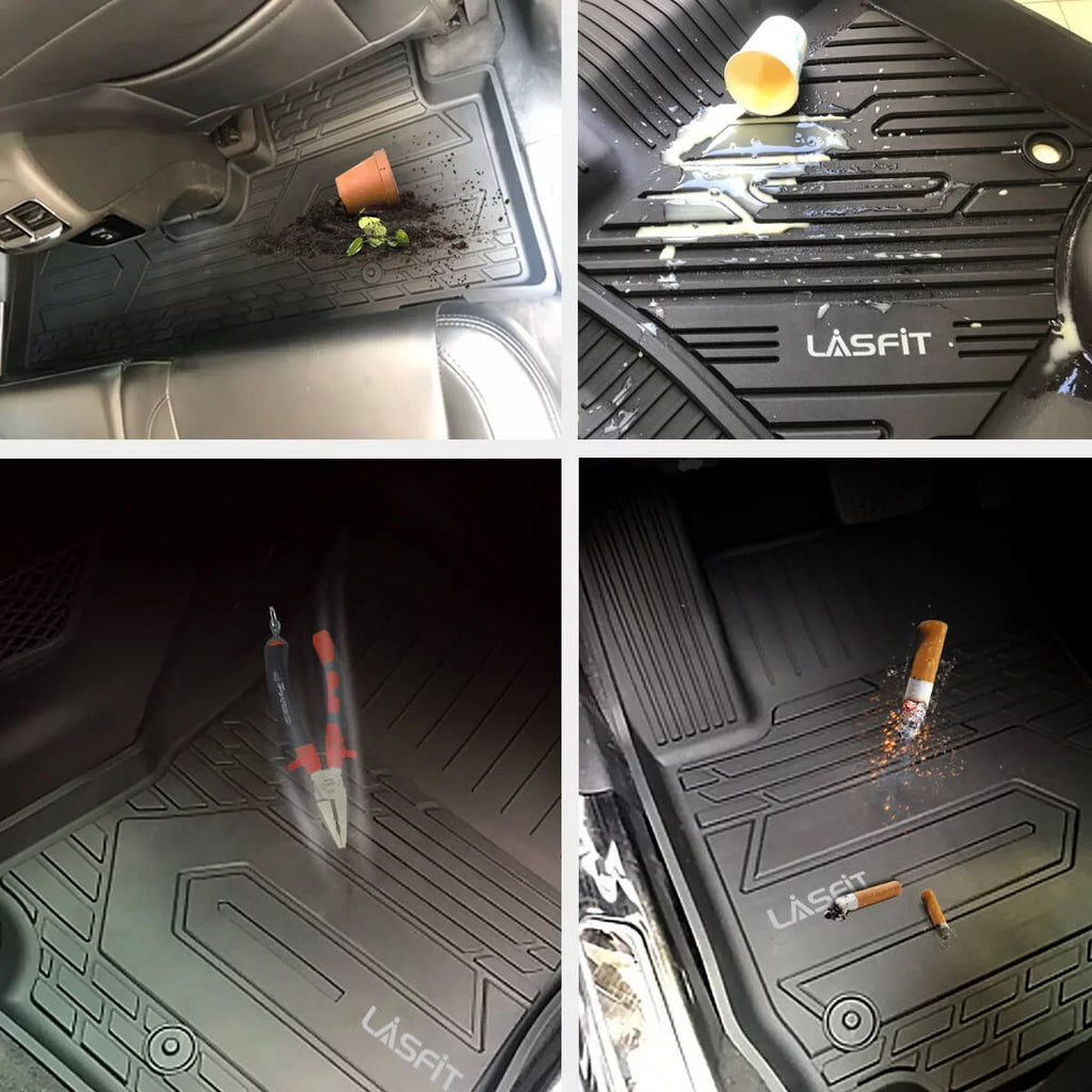 Bench and Only) Jeep (2nd Grand Mats Durango Floor Cherokee(NO Jeep Floor 2nd for TPE Row Row, 1st Dodge Set, Cherokee), Car Liners All Seat LASFIT Weather / 2016-2021