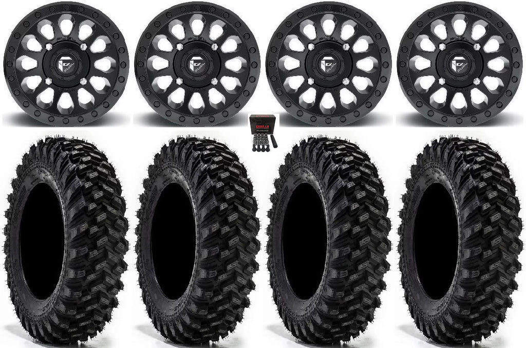 Mule XT 14" Fuel Kawasaki 30" Vector Wheels Pro Warrior FXT Tires
