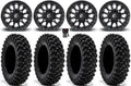 Mule XT 14" Fuel Kawasaki 30" Vector Wheels Pro Warrior FXT Tires