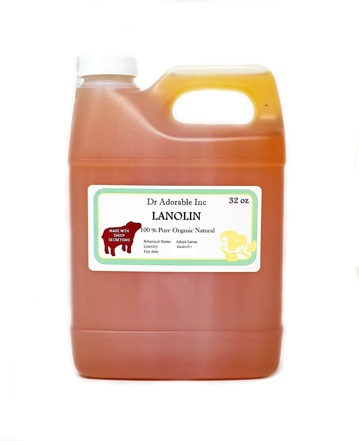 Lanolin Moisturizing Dr. Skin Adorable by LIP Dr.Adorable Pure Oil USP - Oz - Grade 32