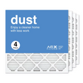 Furnace Dust Made HVAC Air Air 4-Pack AIRx USA in 8 Pleated 24x24x1 Filters MERV AC Filter, Filter the