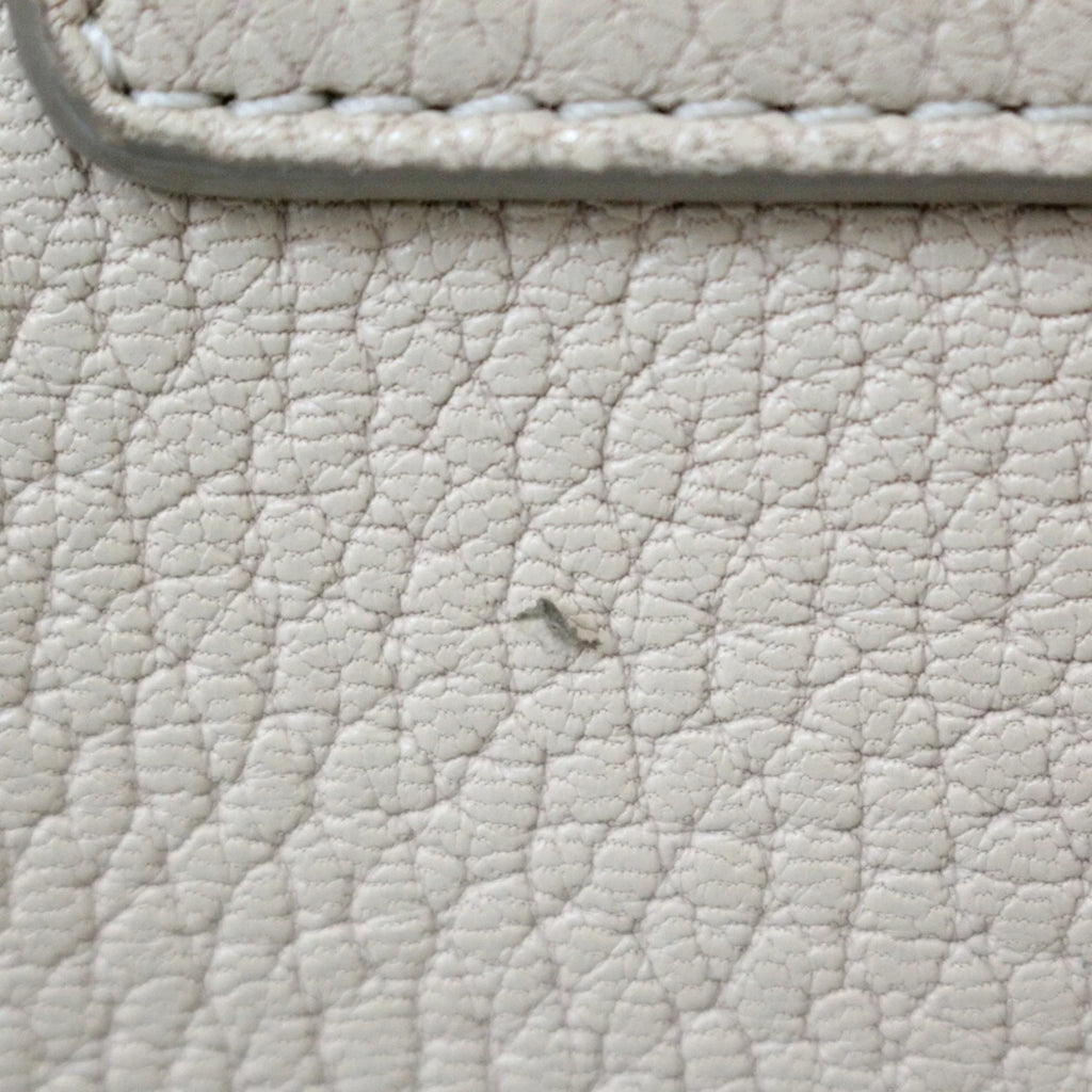 BRB01000000002558 Chain Leather Pre-Owned (Fair) Bag Beige Chloe Shoulder Chloé Ladies