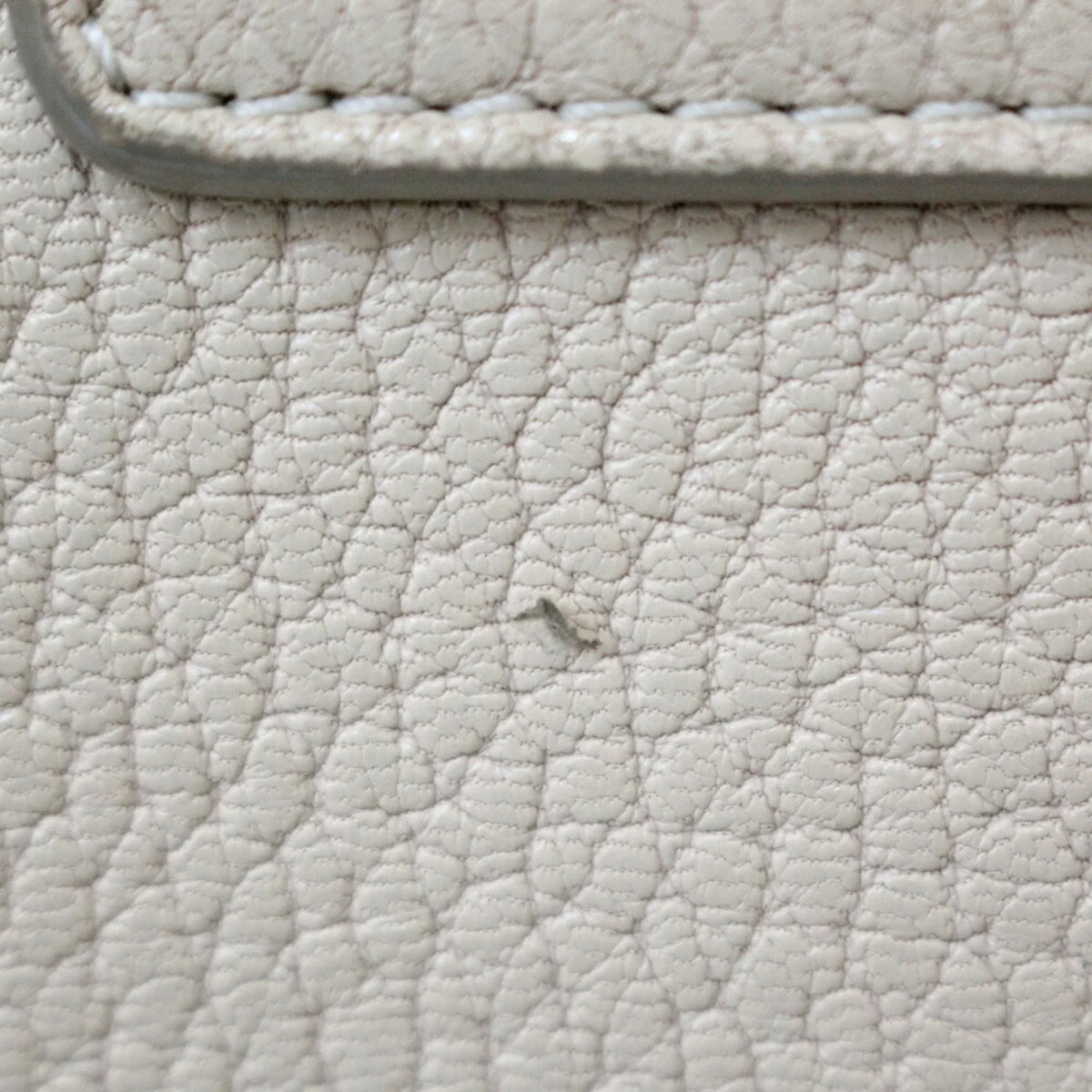 BRB01000000002558 Chain Leather Pre-Owned (Fair) Bag Beige Chloe Shoulder Chloé Ladies