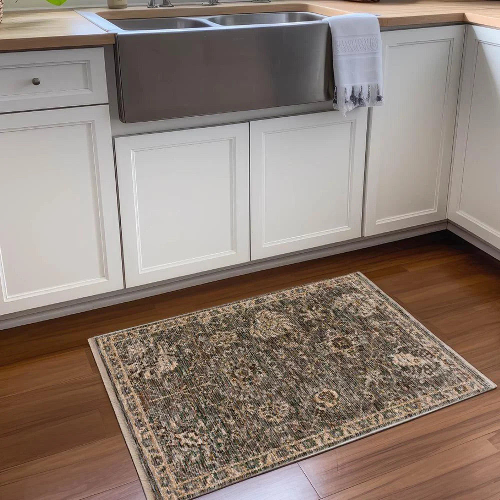 Yarra Dalyn x Rug 1'8" Rugs 2'6" YA5 Pewter