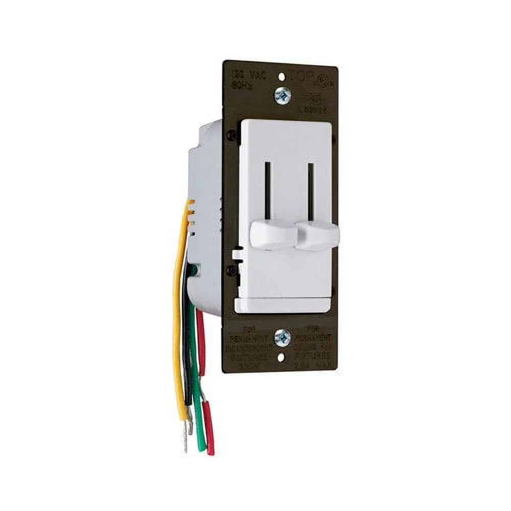 Pole Slide with Dual Legrand 3-Speed - Seymour Control Legrand De-Hummer LSDC16WV Fan Single Pass