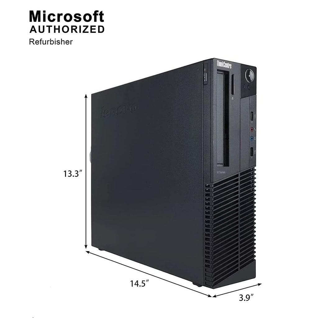 i5 Pro Computer Ram Desktop PC Core 500GB Windows 10 LENOVO HDD Wifi 8GB