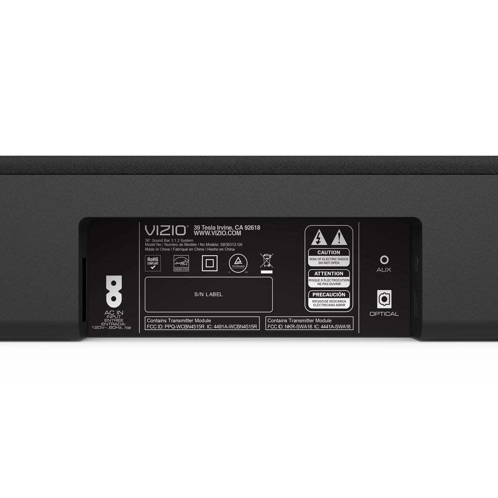 VIZIO System Premium with Atmos® Home Sound 3.1.2 Theater Dolby SB36312,