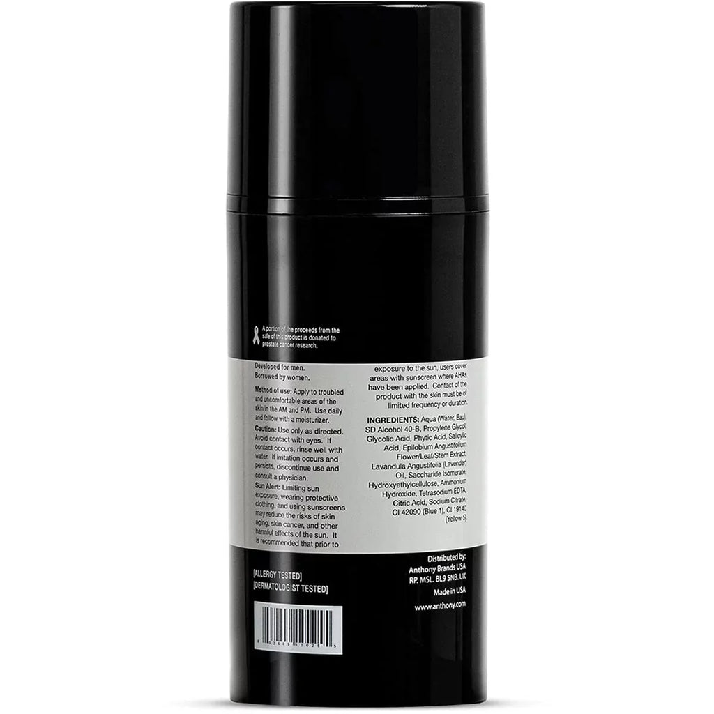 Razor Scar and 3 of Redness – Fl. Solution Calm Hair Removal Anthony Treatment to Bump Gel (Pack Eliminator, Men – for 2) Burn Down Oz Ingrown –