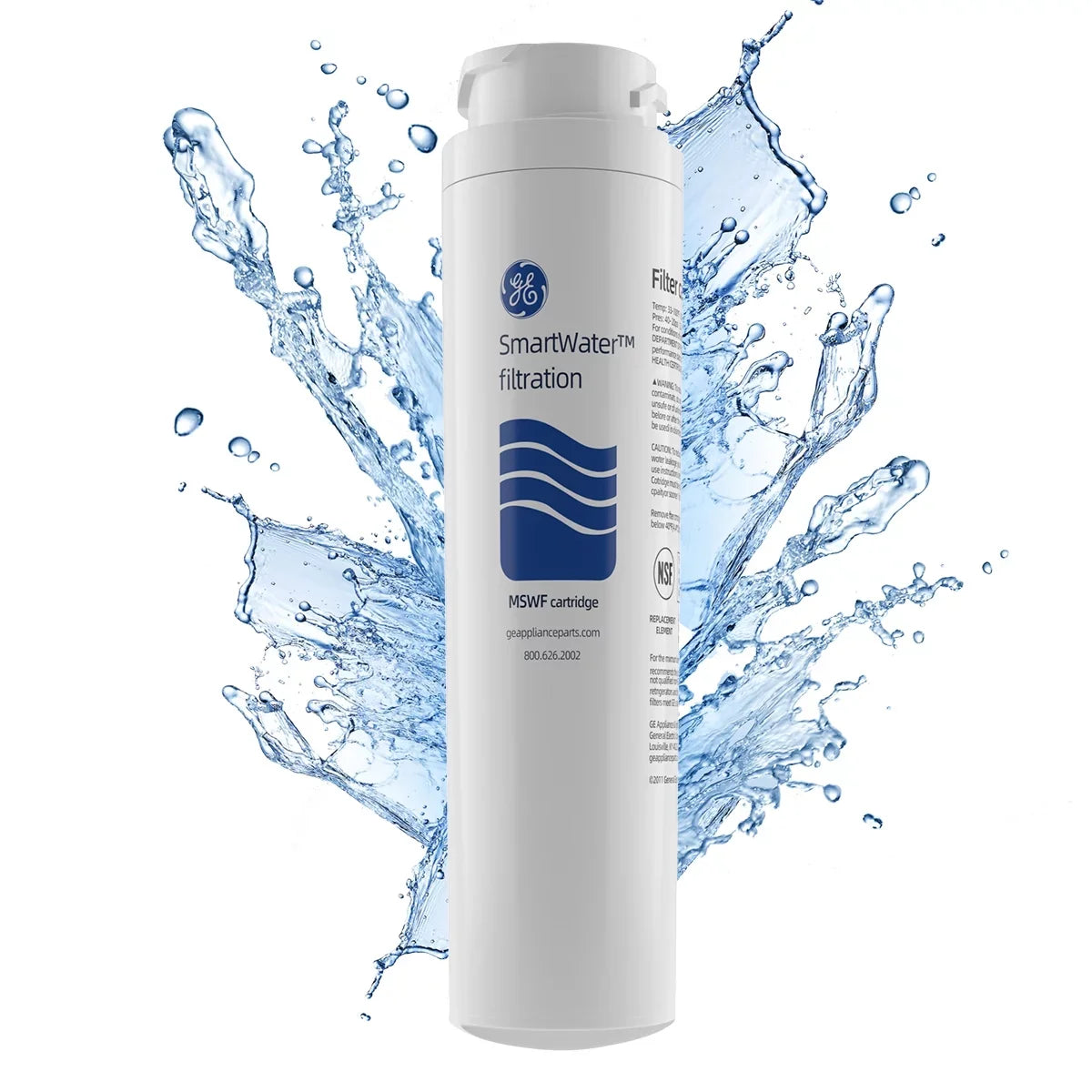 Refrigerator RWF1062, WF282, Filter, Tier1 for AQF-MSWF MSWF Water Ice and AQUACREST MSWF, Arrowpure RWF1500A Aquafresh 6 Pack of APF-1800, GE Replacement Pure