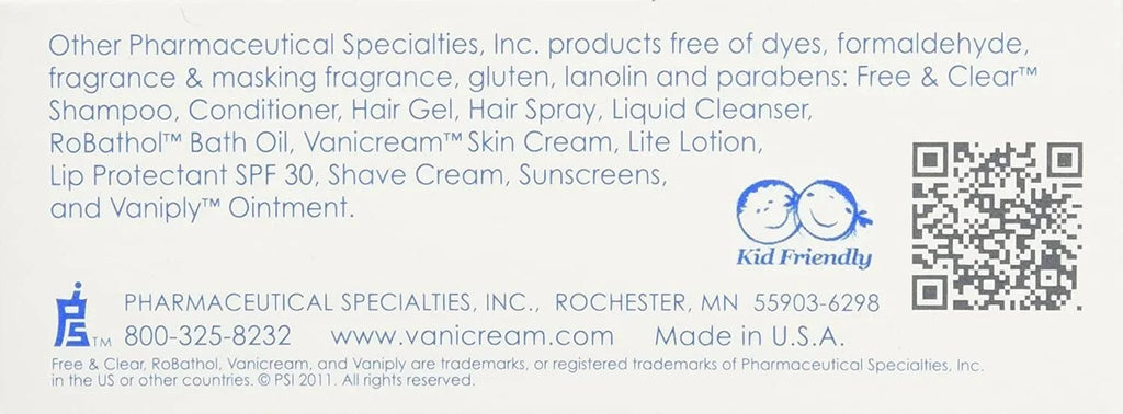Sensitive Bar 3.9 oz, Pack Cleansing 8 Vanicream Fragrance-Free, Skin,